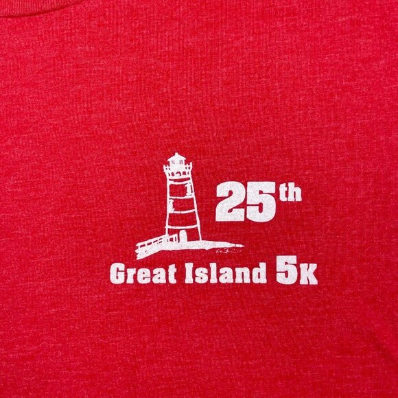25th Great Island 5K Race Tee Shirt Women's Large - Picture 2 of 6